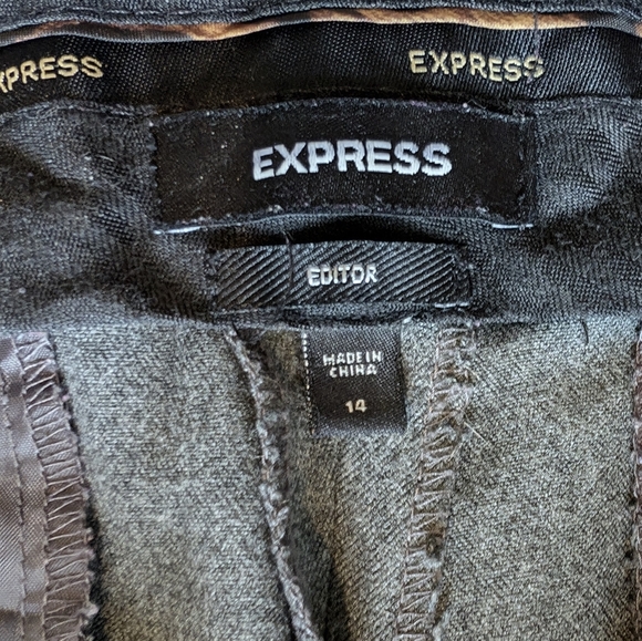 Express Editor pant in Grey size 14 - Picture 3 of 4
